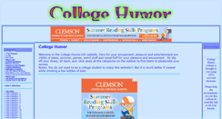 Desktop Screenshot of college-humor.info